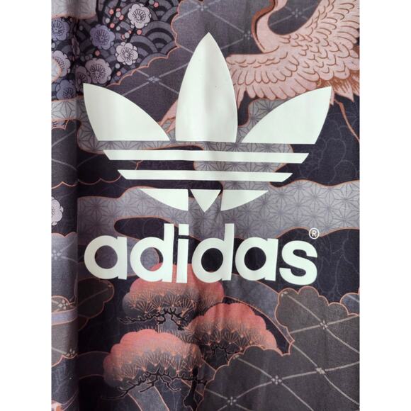 Adidas X Rita Ora Kimono Geisha Crane Oversized Originals Tank Top Size L A0131 - Picture 2 of 7